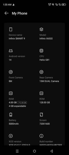 Infinix smart 9