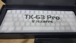 Tk63 pro White with Blue switches