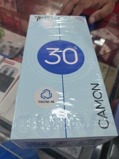 tecno camon 30s 8 gb 256gb with complete box 10 by 10 in warranty