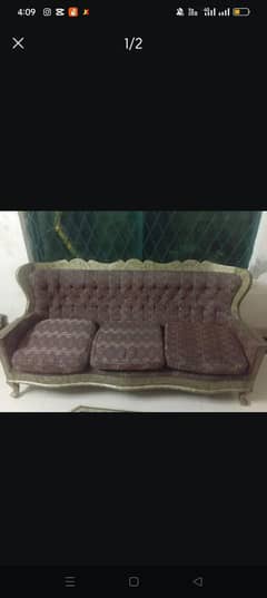 victoria style antique 5 seater sofa set
