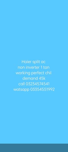 Haier Ac