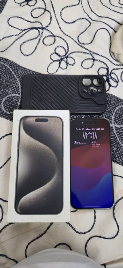 Apple iPhone 15 pro jv 128gb with box