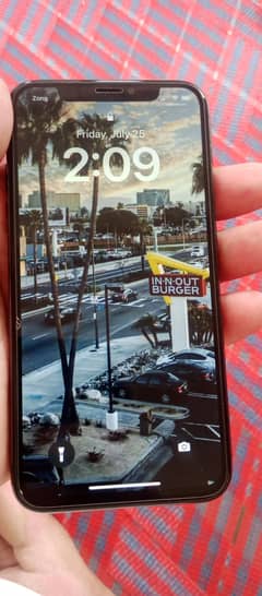 I phone x black colour 64gb  pta approved