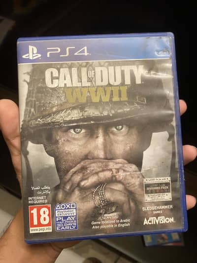 Call of Duty WW2 ps4 used in excellent condition