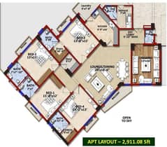 4 Bed New Apartment Available For Sale In Askari 6 Phase 3