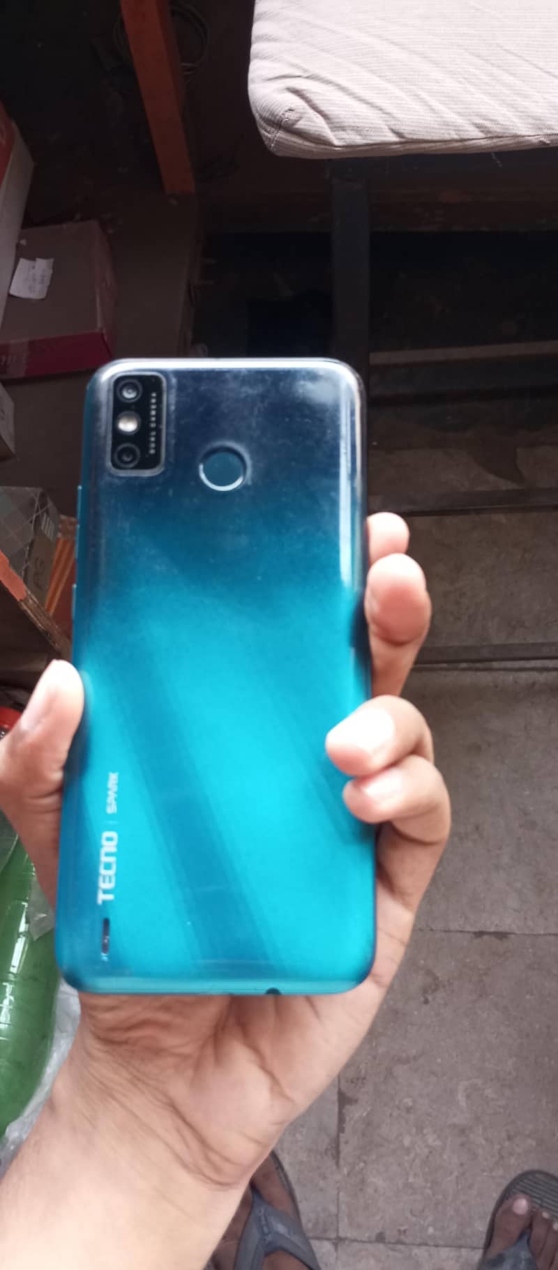 Tecno Spark 6 Go with only box 1