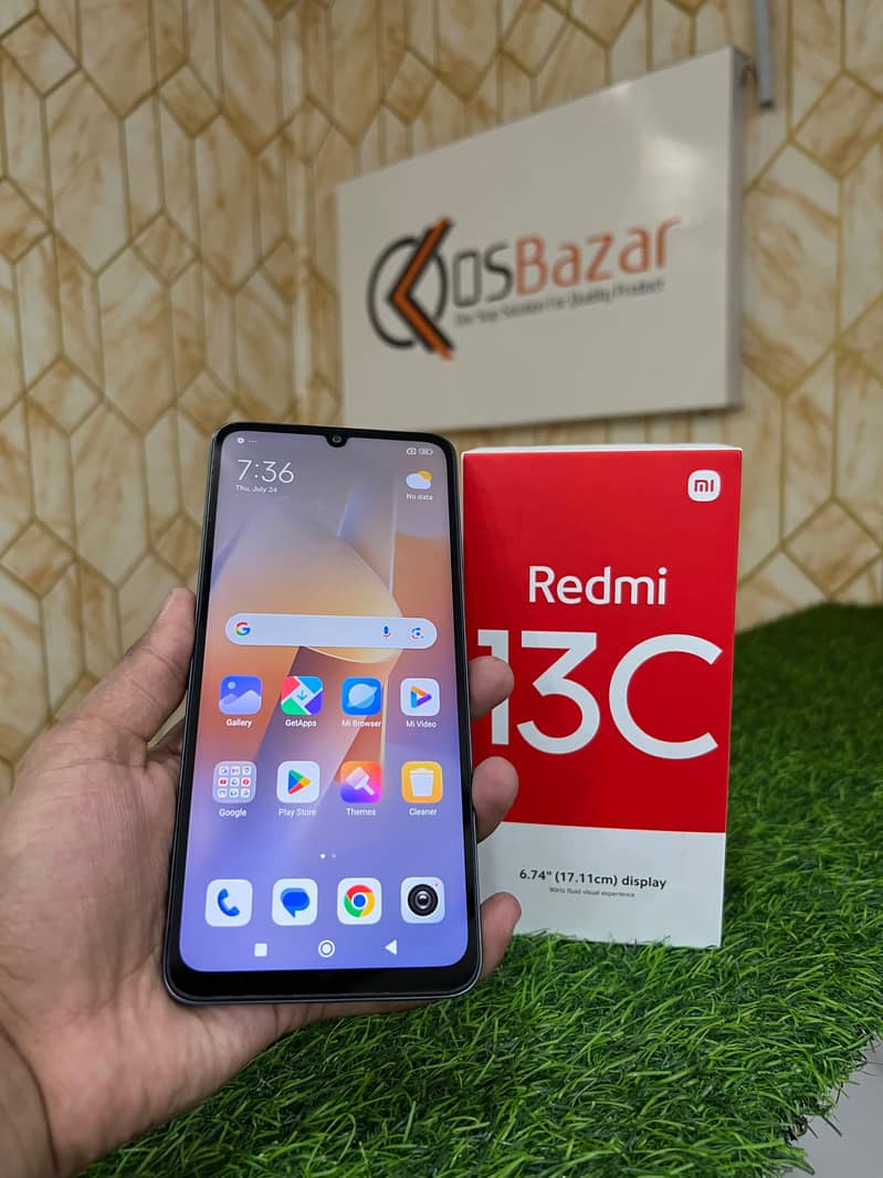 Redmi 13c 6gb Ram 128gb Storage with Box & Charger 1