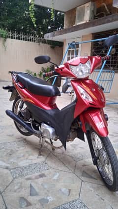 super power Scooty red 70cc (without clutch)