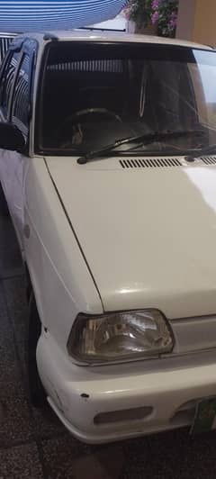 Suzuki Mehran 2009 Model white color Lahore Number