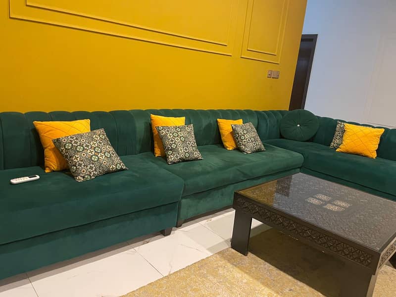 l shape sofa set with couch 2