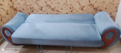 Sofa-cum-bed available in a very beautiful color