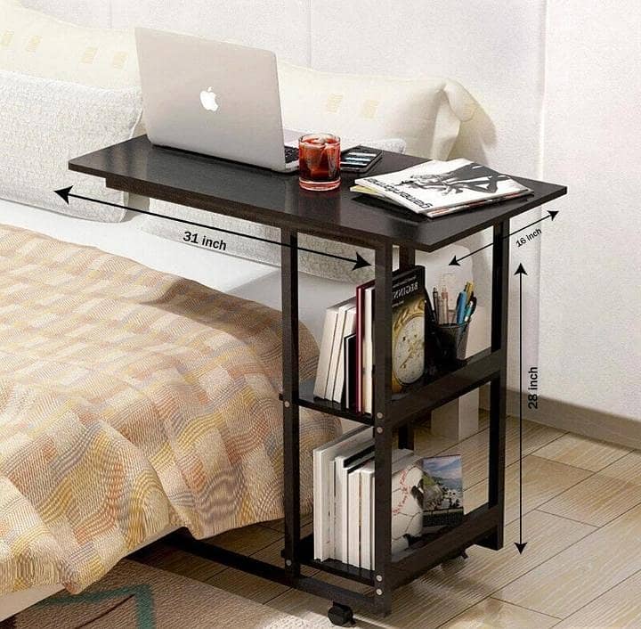 Wooden Adjustable Laptop Table Study Table| Multipurpose Folding Table 0