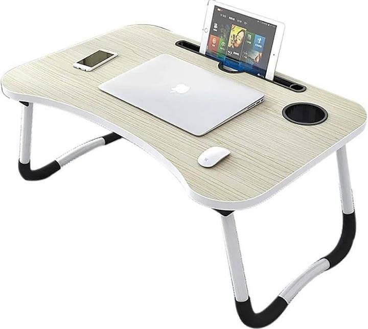 Wooden Adjustable Laptop Table Study Table| Multipurpose Folding Table 4