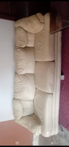 woodan sofa with