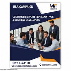 Customer Service Representative / Business Developers