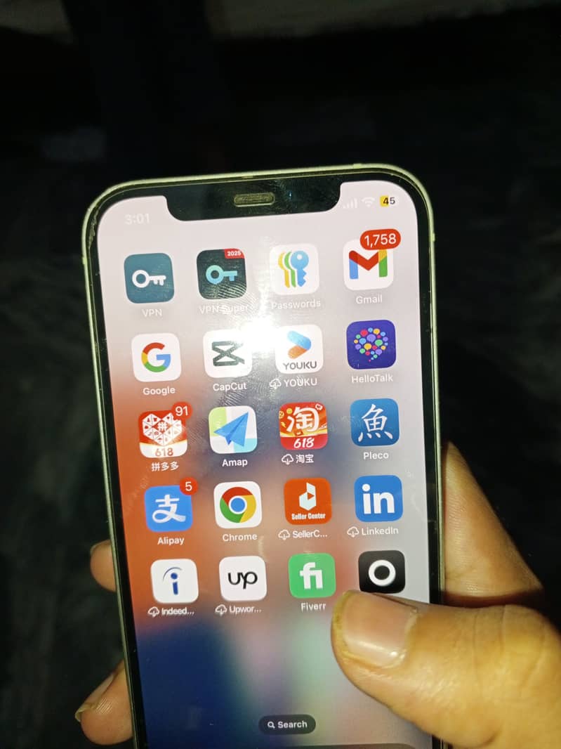 Iphone 12 with box sim working 10/10 5