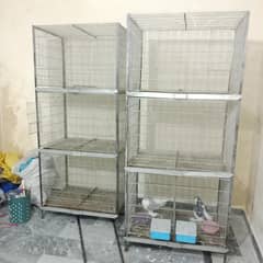 3 cages for sale.