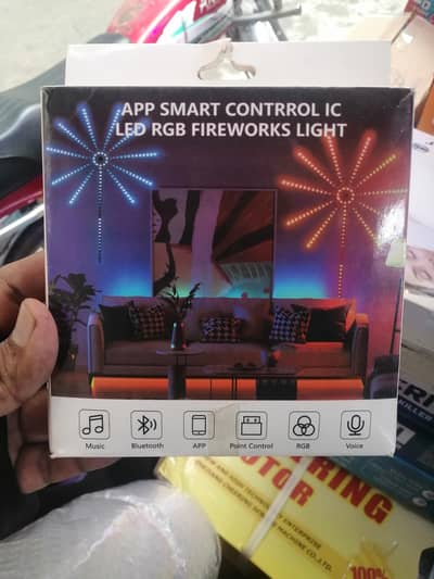 USB FIRE WORK STRIP LIGHT 5 METER USB CONNECTER+REMOTE & APP CONTROL
