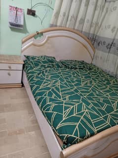 Complete Bed Set with side tables 3 Door Cupboard and Dressing