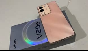 Vivo V29 e 5G 12/256 complete box urgent sale wtp no 0336=0690186
