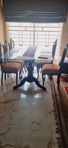 dining table with chairs