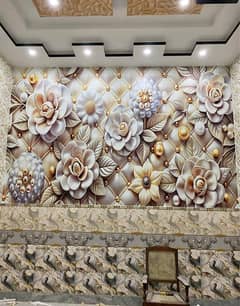 3D PVC Flex Wallpaper
