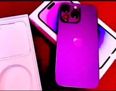 Brand New IPhone 14 Pro Max Deep Purple Complete Warranty 100/100
