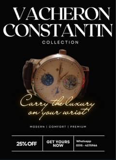 Luxury watch / Vacherion Constantin