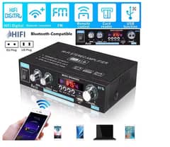 Mini Digital Bluetooth HiFi Stereo FM USB TF Card Aux in Remote Amp