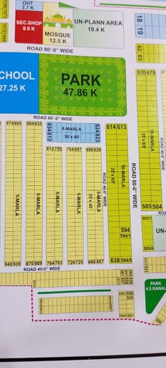 Phase 8 IVY 05 Marla Possession Plot Facing Green Belt (Transfer Fee 30K Only).