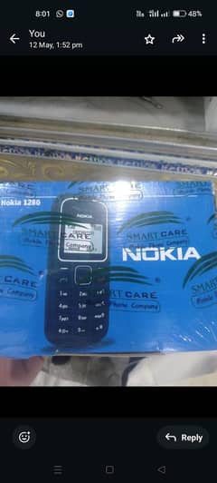 Nokia mobile 1280 box pack