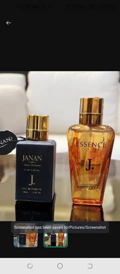 two new perfume pair 100 ml bottle one
