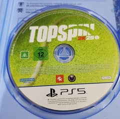 Topspin 2k25 Ps5 tennis game