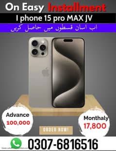 Apple iPhone 15 Pro Max JV on Easy Installment