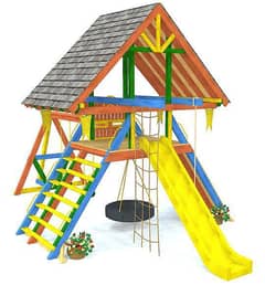 Swings, Slide, Seesaw, , Merry go round, Climber, sofa swin Slide