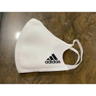 Adidas White Face Mask