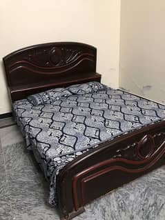 Doube Bed with Side Tables and Mattress