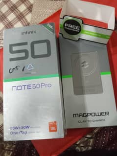 Note 50 pro just box Open