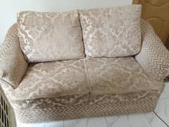 Heavy weight 7 seater sofa customised material used
