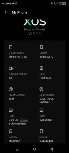 Infinix Note 12