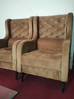 2 royal high back sofa with 5 seater sofa set