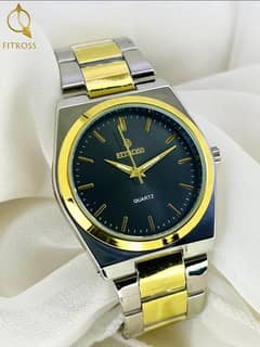 Men water resistance quartz strap watch