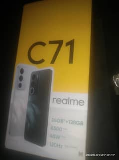 Real me c71 oppo  just Box open,sim b ni dli,10mint use, 24gb 128gb