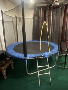 Used 8 ft wide trampoline.  Not scratche