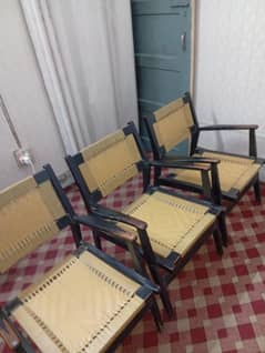 3 Chairs easy sitting