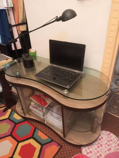 Decoration Display Glass Top Trolly