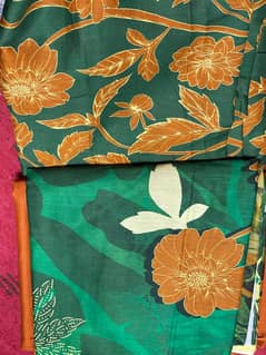3 piece lawn suit , stylish and comfortable Summer Wear, Unstitched.