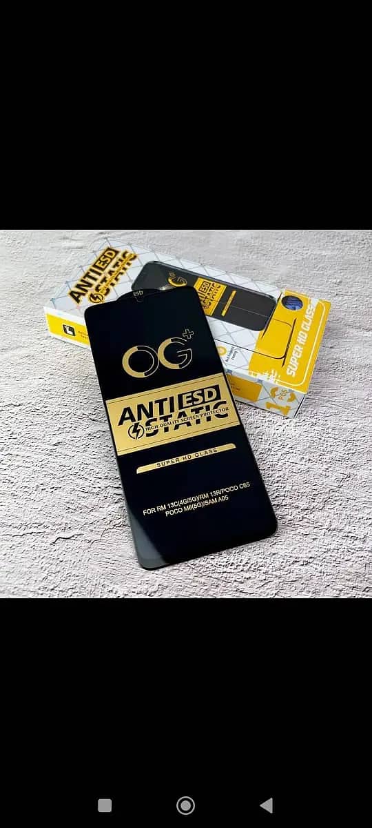 All Android & IPhone og glass protector available 0