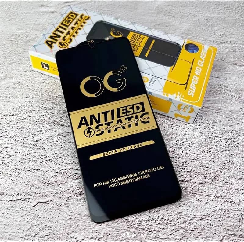 All Android & IPhone og glass protector available 3