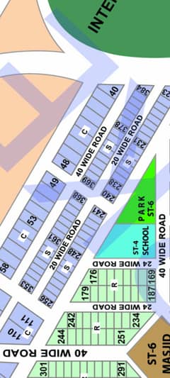 Commercial 88 Sq Yd Single belt Plot in Saadi Garden Block 2 Scheme 33 Karachi